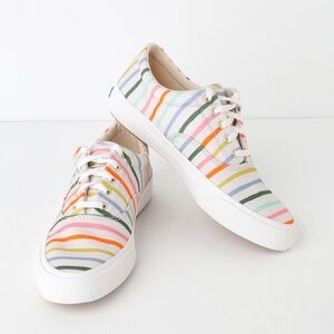 Keds x Rifle Paper Co. Happy Stripe Sneakers